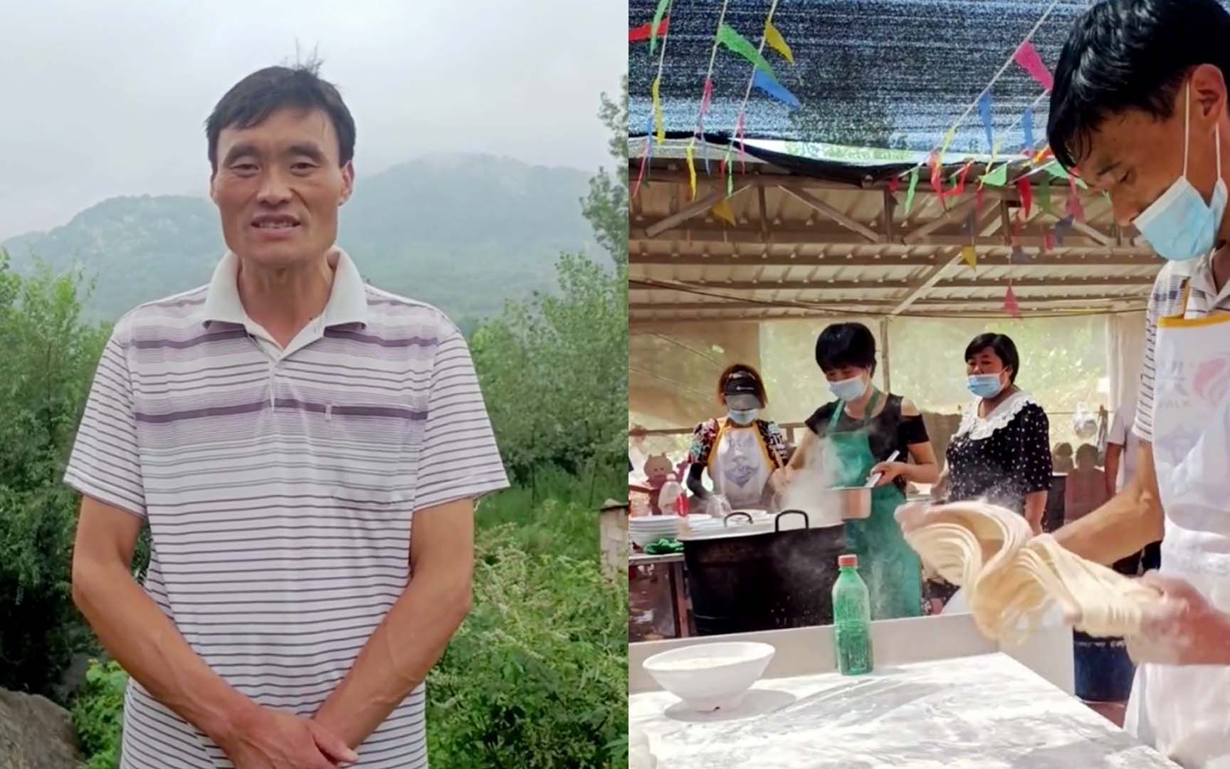 拉面哥老婆开直播赚打赏,不赶集他也沉不住气,只能是割韭菜了