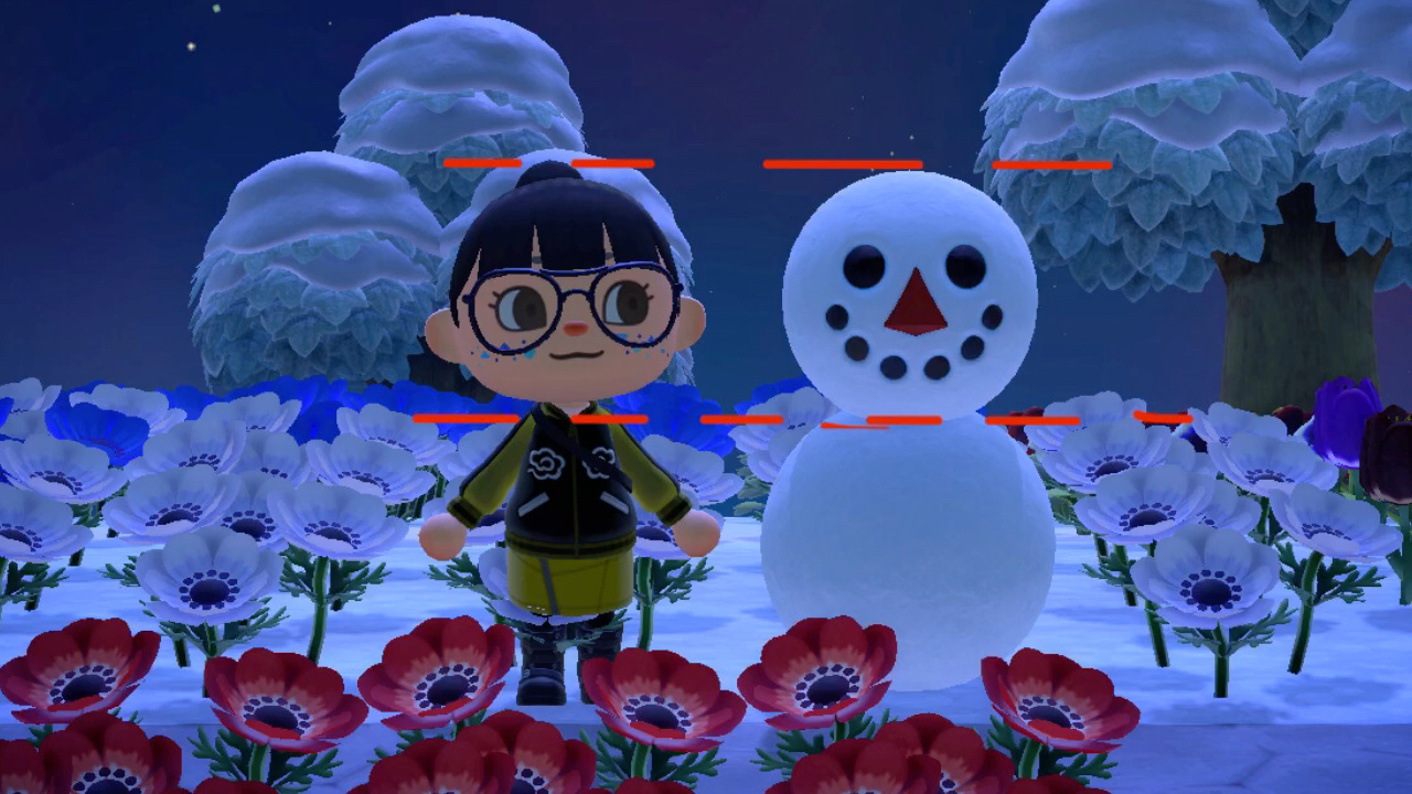 动森 等身完美雪人头身比参考