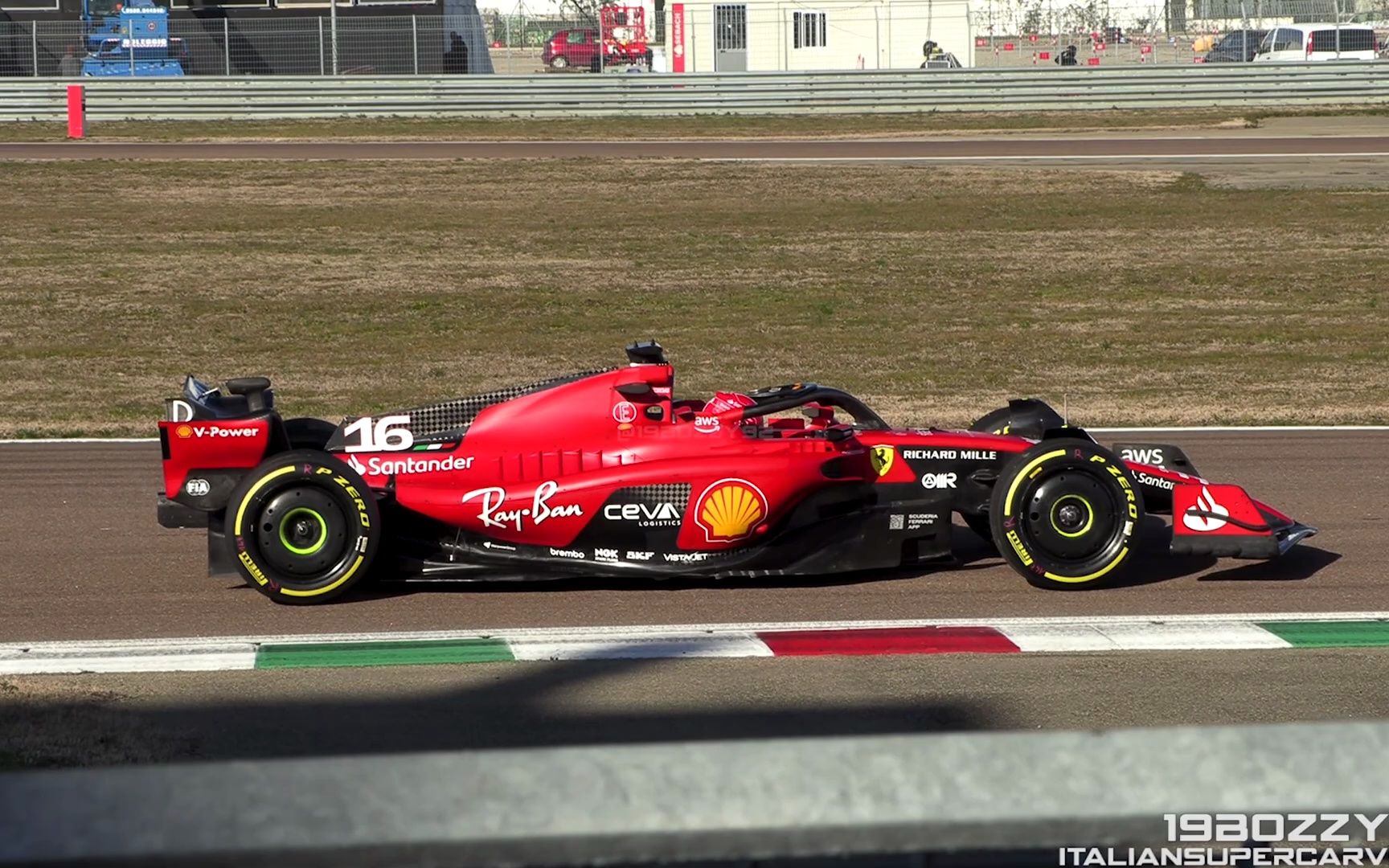 ferrari sf-23 f1 2023 car filming day at fiorano circuit!