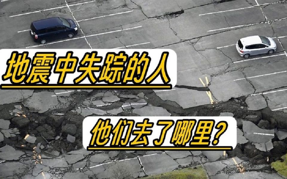 地震中消失的人去哪了,地会裂开很多人掉下去,然后又合上了.