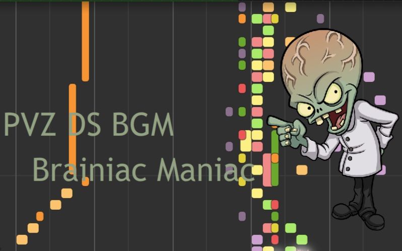 【pvz ds bgm】brainiac maniac