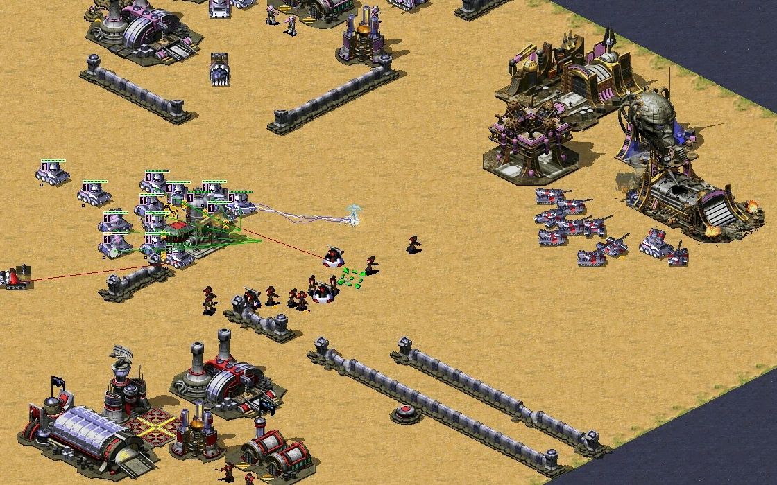 红警磁暴步兵车跑得快,逮住对手脱节瞬间制胜