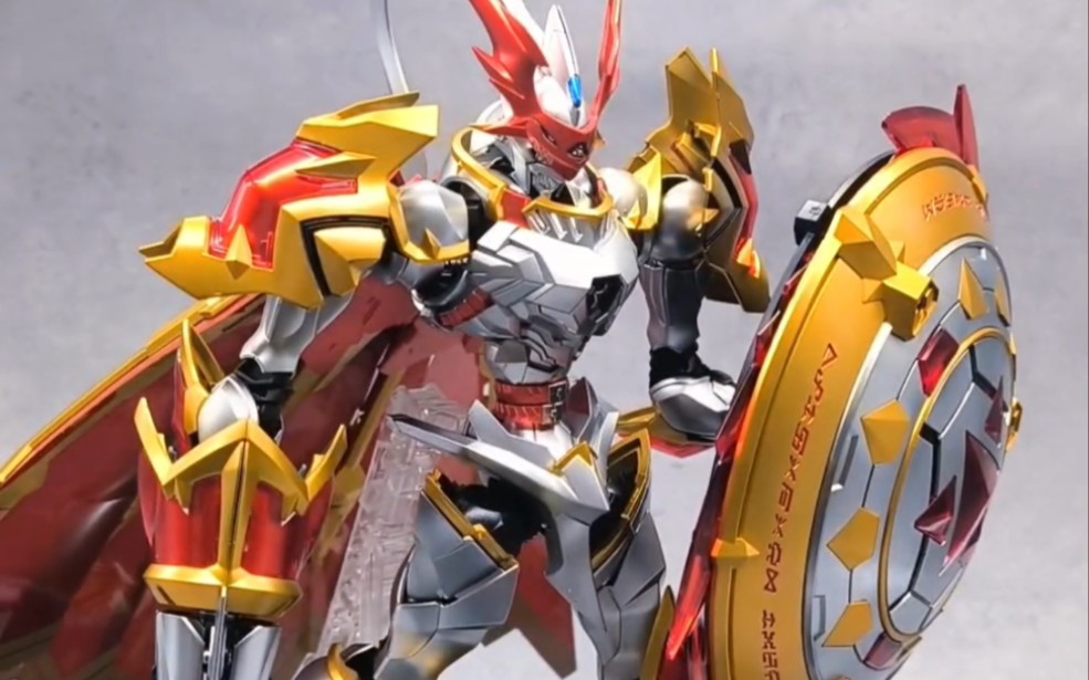 【喷涂展示】万代 数码宝贝 frs红莲骑士兽