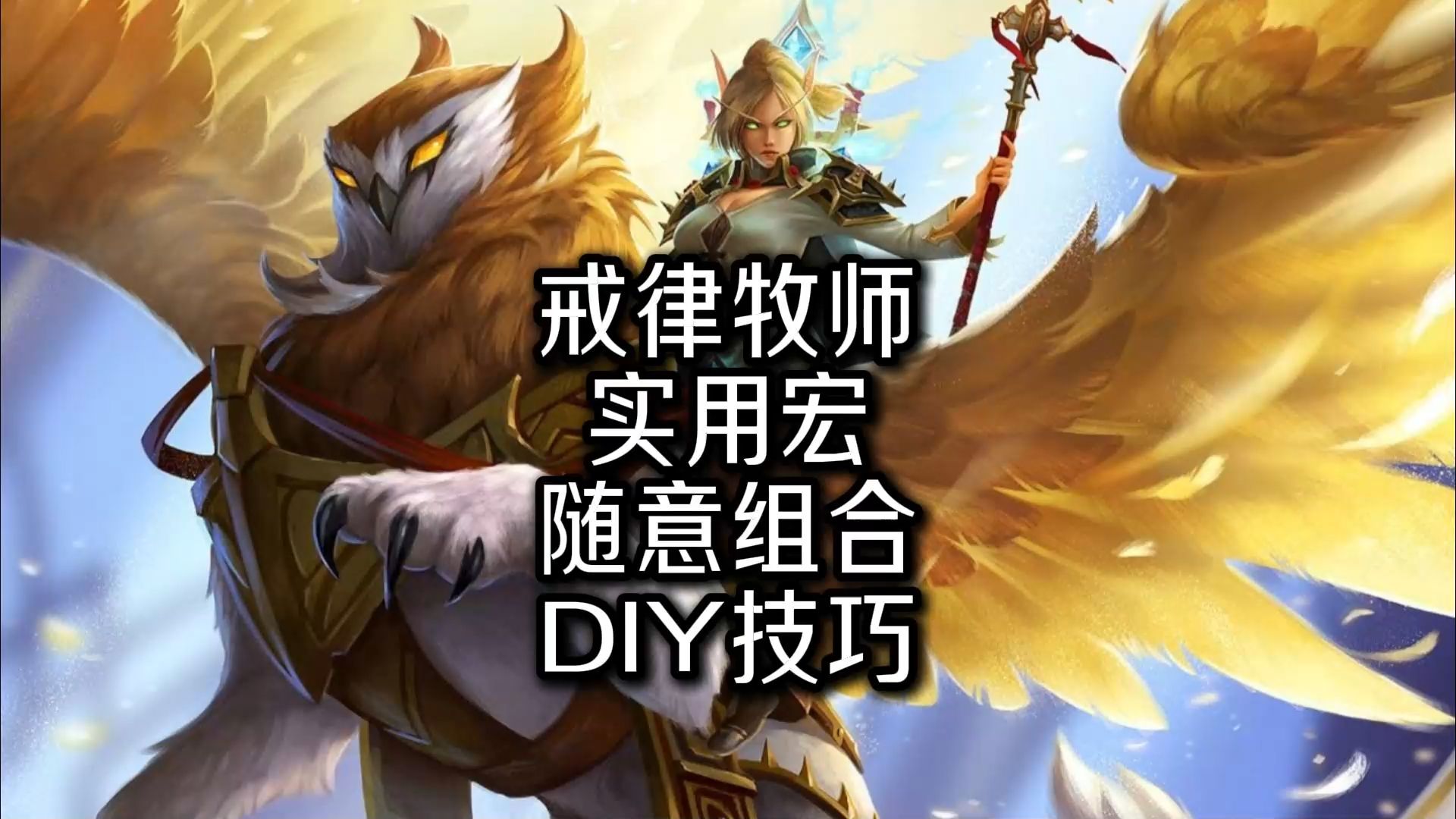 魔兽世界正式服 戒律牧师 宏命令实用宏 随意组合DIY技巧技巧