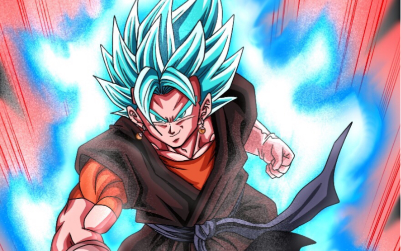 龙珠英雄:动画中,黑衣贝吉特最帅的时刻!(漫画里更猛)