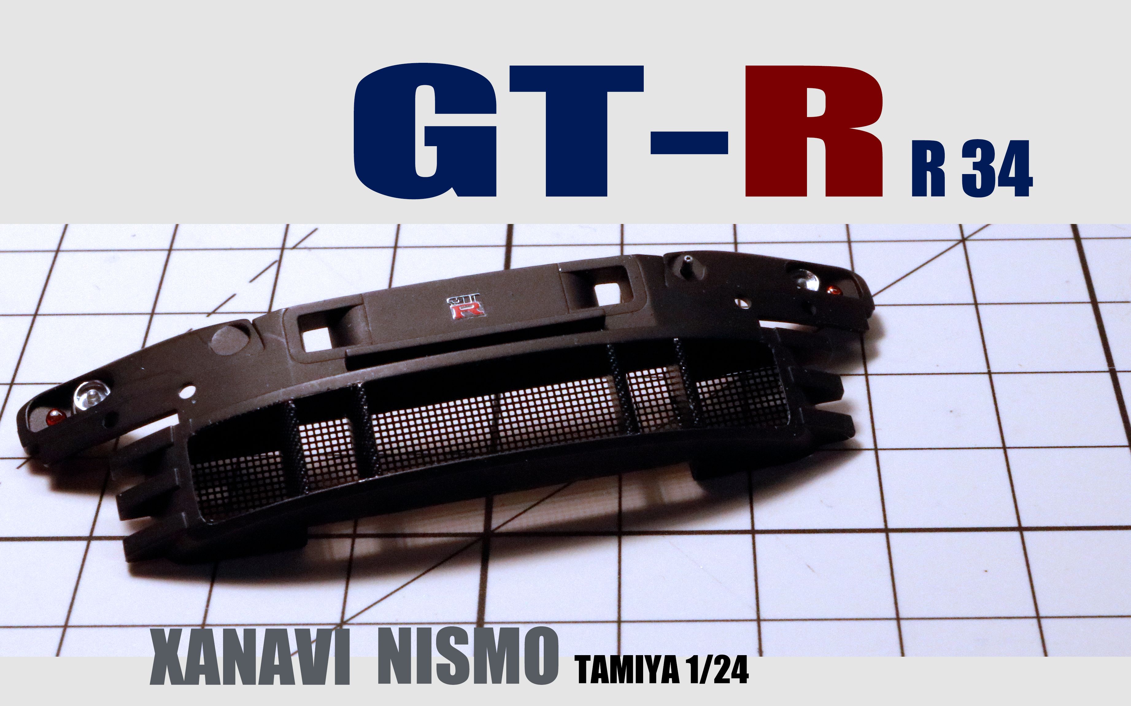 NO.023 XANAVI NISMO GTR R34 场地赛 TAMIYA 1/24 P04 其余零件哔哩哔哩bilibili