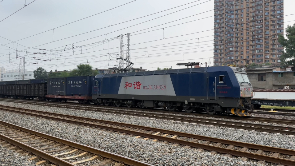 陇海铁路三桥站 39504 hxd3ca-8628