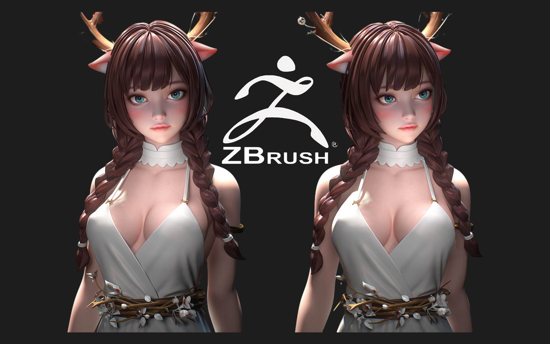 zbrush作品简单图片