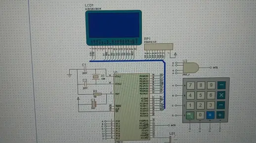 LCD12864显示计算机按键
