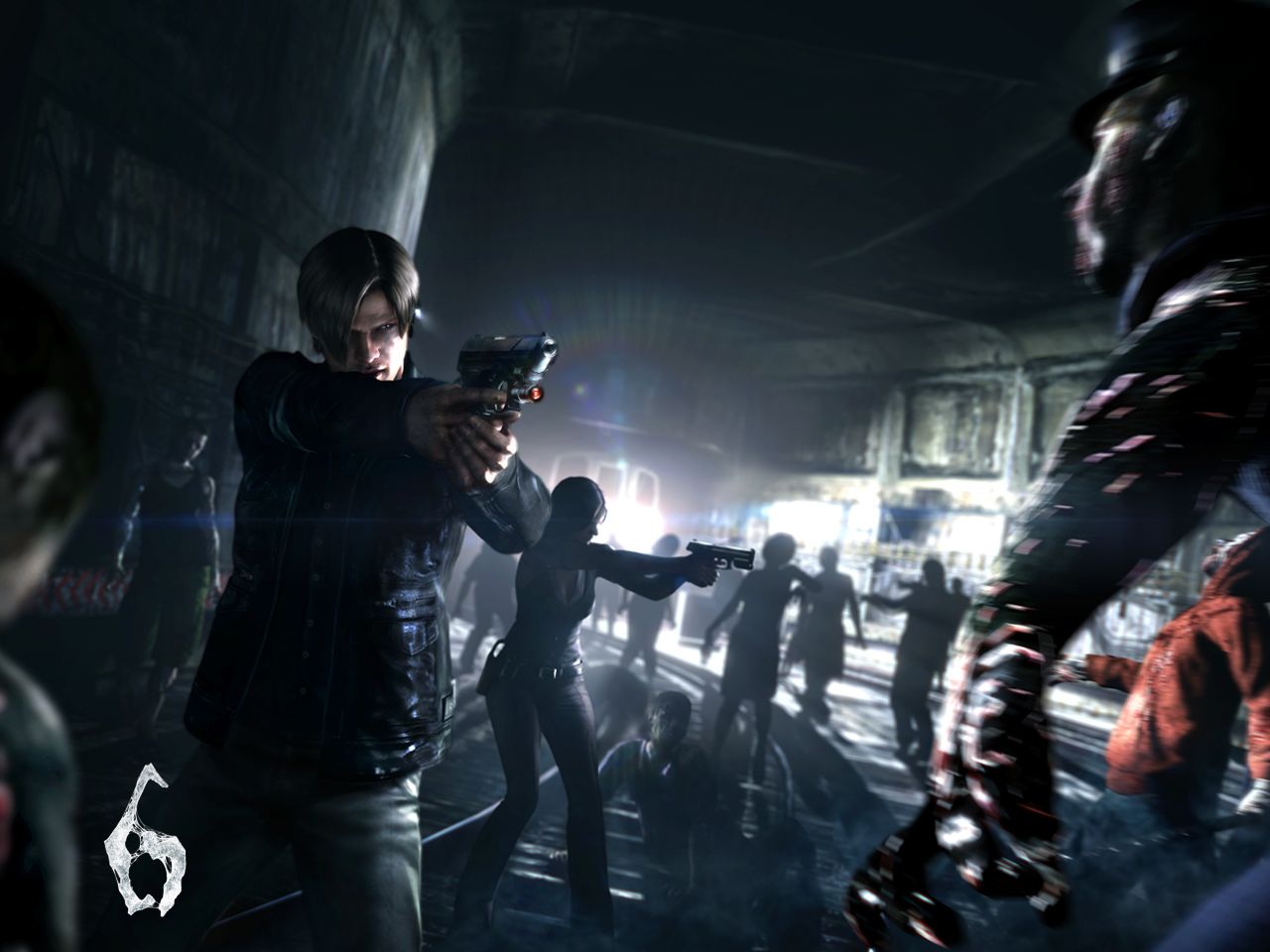 [图]【RESIDENT EVIL 6 】里昂篇第一章绝望3，禁场地武器，海伦娜视角