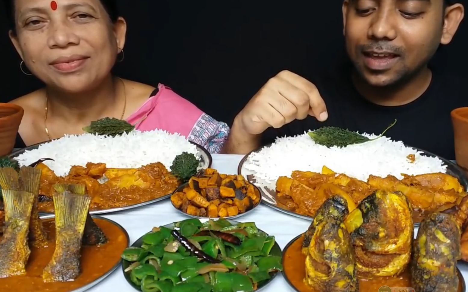 孟加拉熏鱼Fish Eating With Basmati Rice Mukbang (Bengali Fish Dishes)哔哩哔哩bilibili