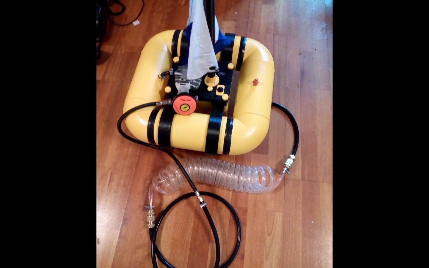 自制水下呼吸器图片
