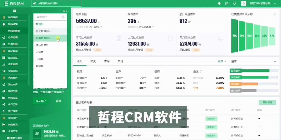 客户CRM软件会计代账报税外包公司哔哩哔哩bilibili