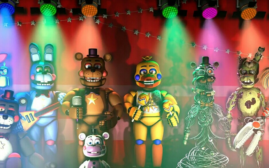 《玩具熊的五夜后宫终极自定义》披萨店模拟器全玩具挑战_哔哩哔哩