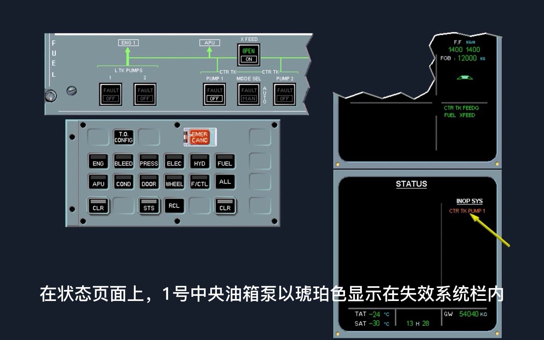 A320燃油系统非正常操作(AI配音)哔哩哔哩bilibili