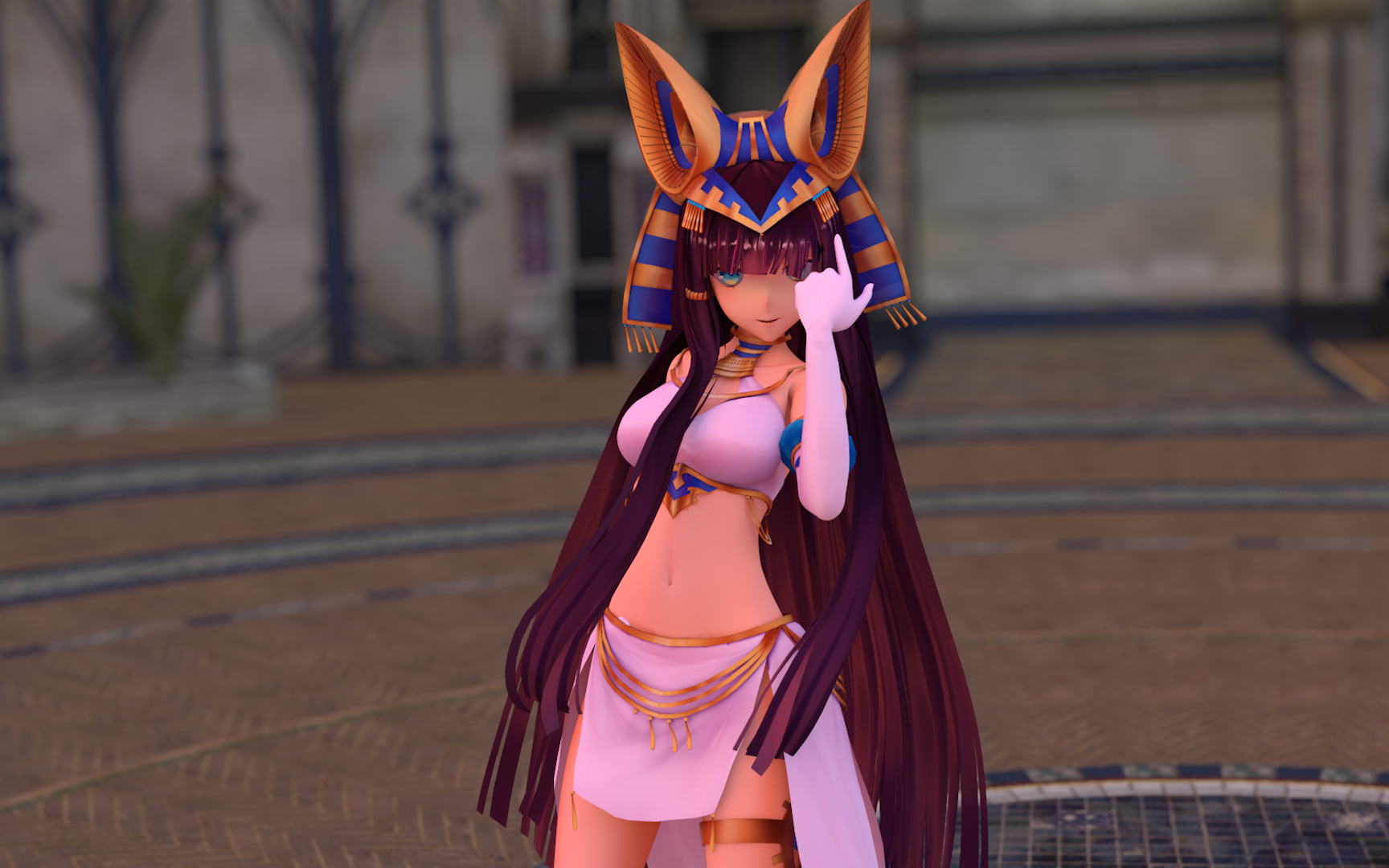 【c4d/萌王ex】拉美西斯二世的lamb.