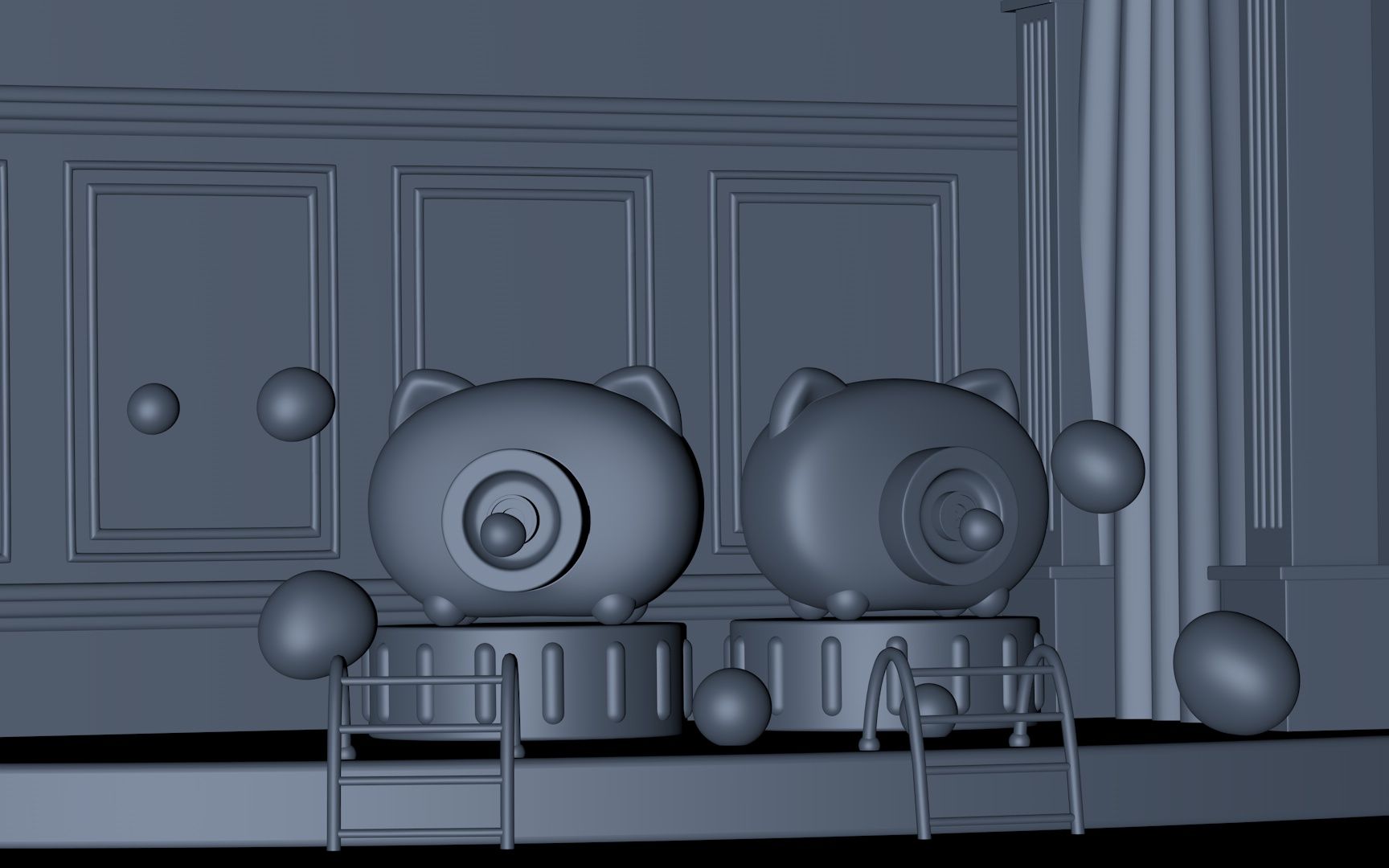 c4d泡泡机场景搭建03