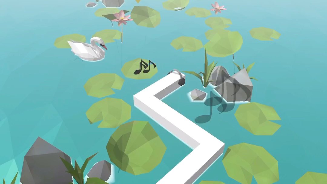 萌新玩家跳舞的线练习—丑小鸭