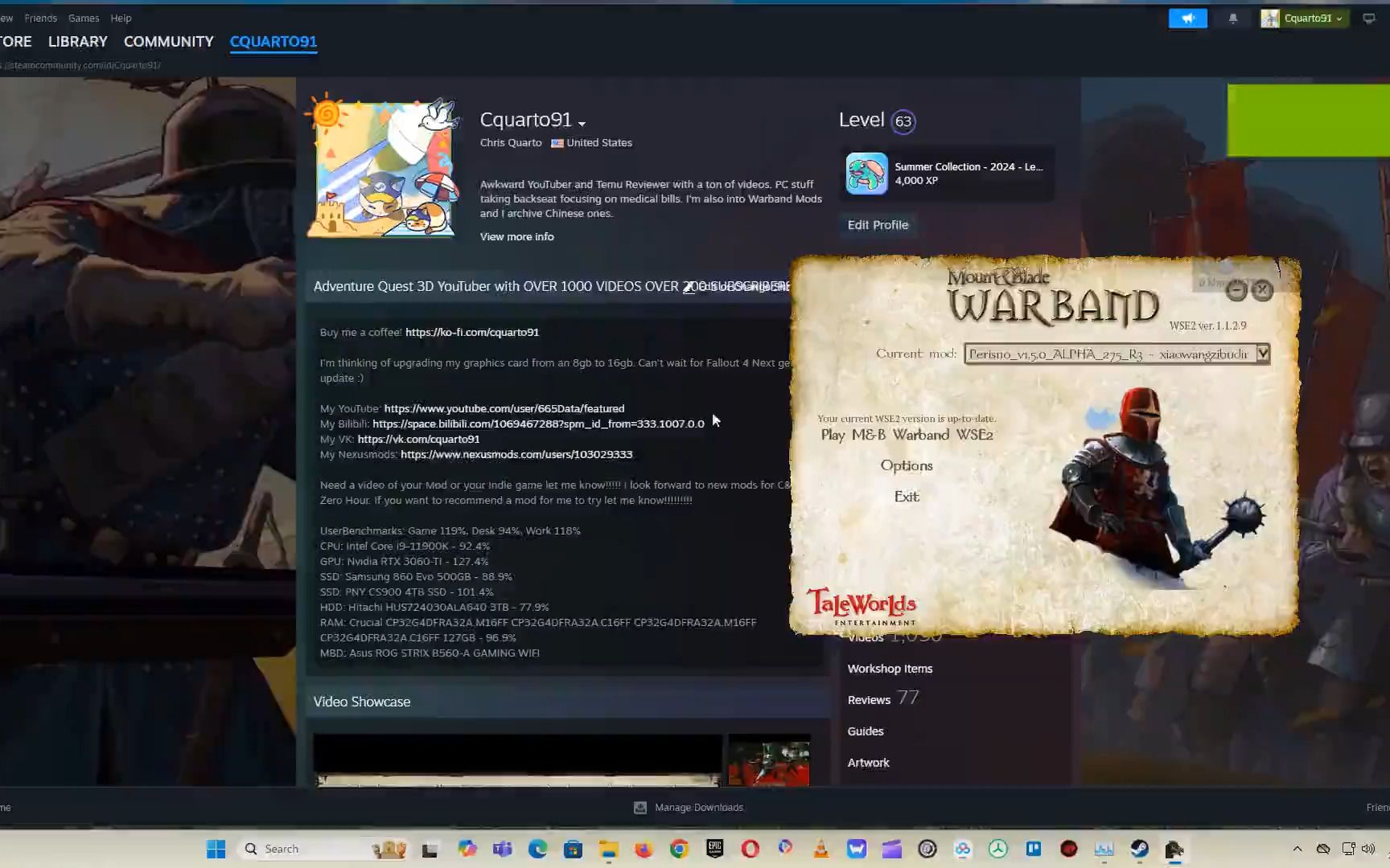 Warband Perisnov1.5.0ALPHA275R3  xiaowangzibudingbanben0.2