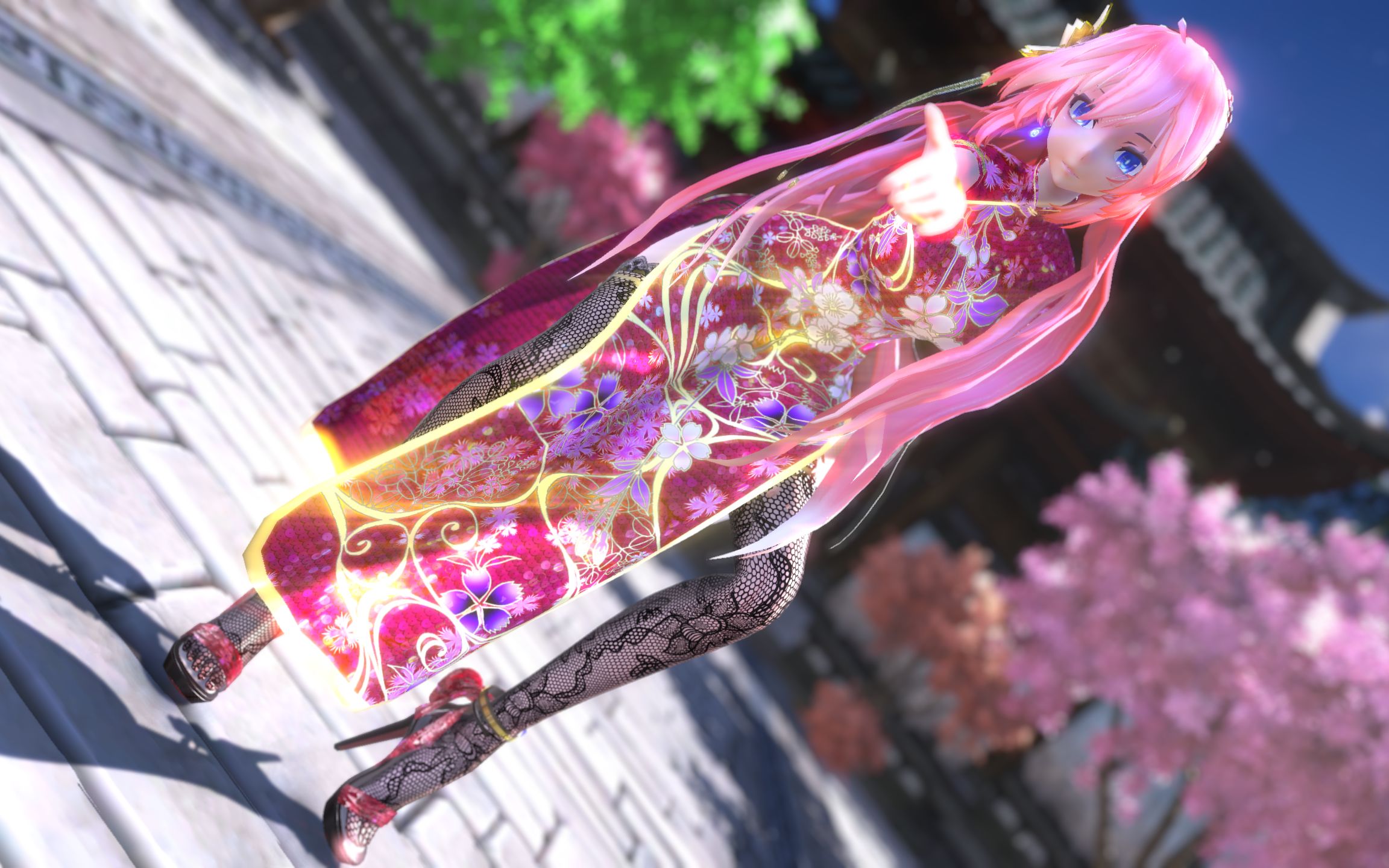 【mmd】cynical night plan[巡音旗袍×老高跟凉鞋改造]模型测试