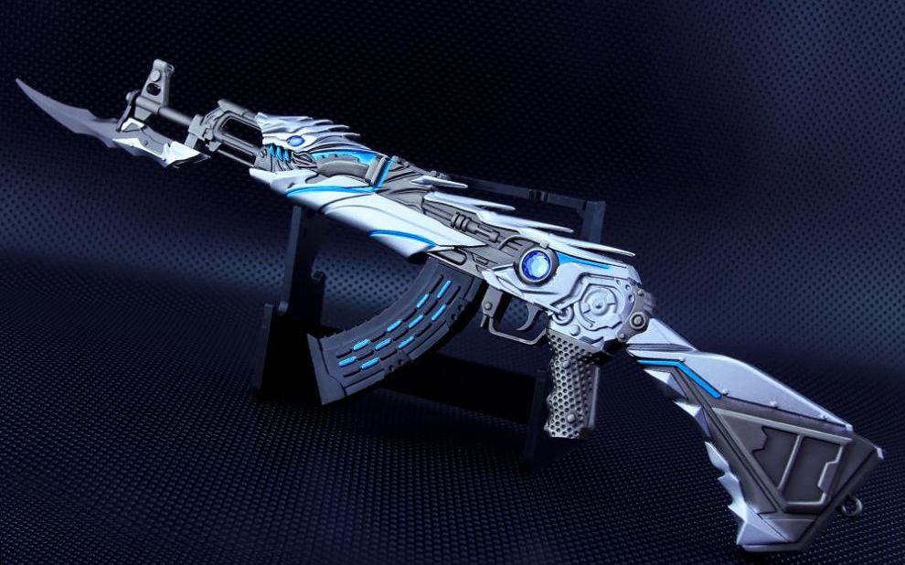 3dmax建模教程:ak无影枪械模型制作