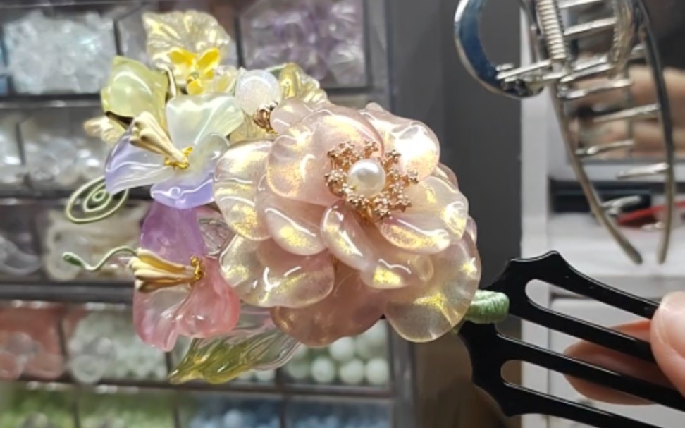 又一个琉璃发簪!