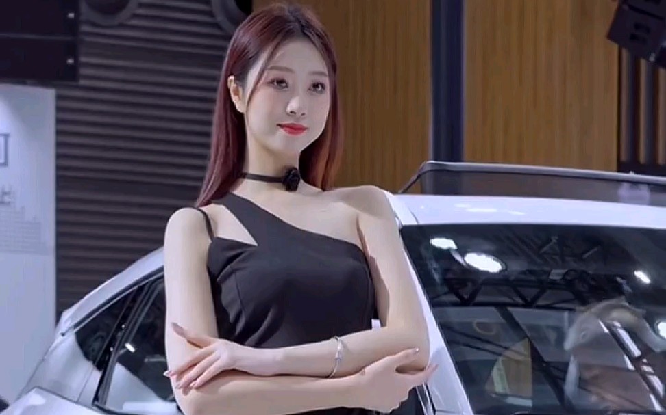 4k 2023深圳车展 吉利银河车模#01 @李子丹-女神 超模