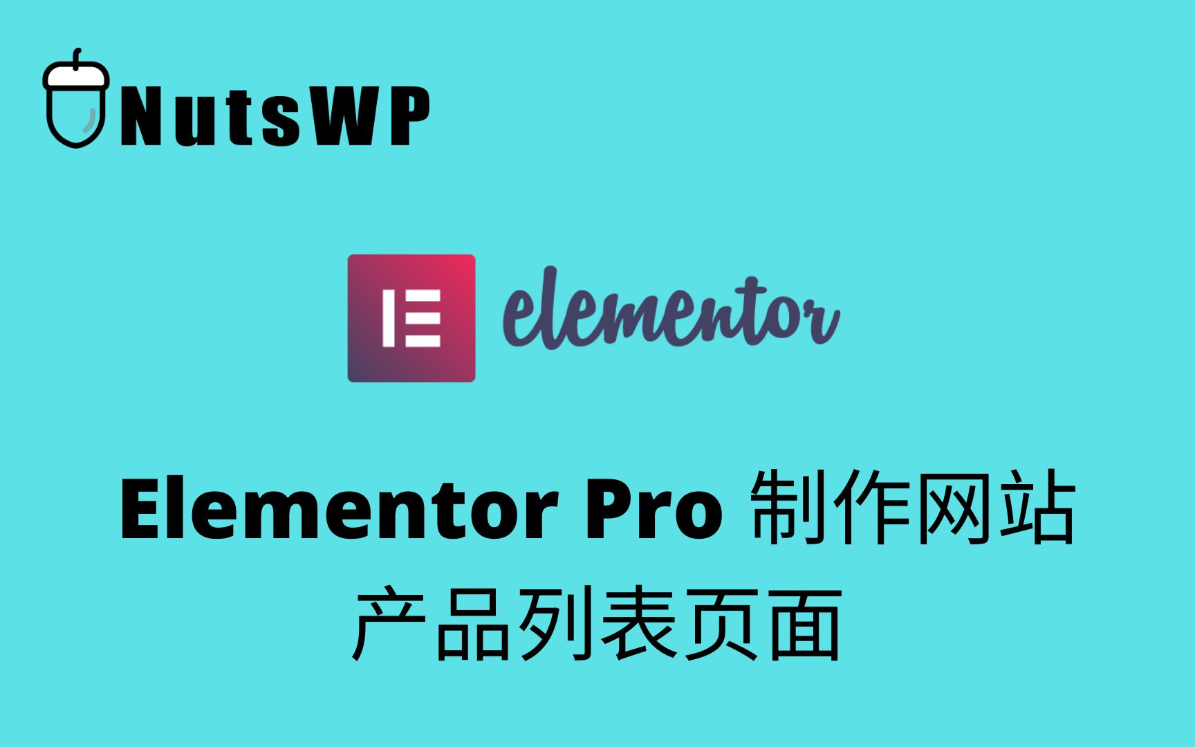 用Elementor Pro制作网站产品列表页面哔哩哔哩bilibili