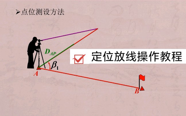 定位放线操作教程,实习生测量放线十拿九稳,他常看定位放线操作教程哔哩哔哩bilibili