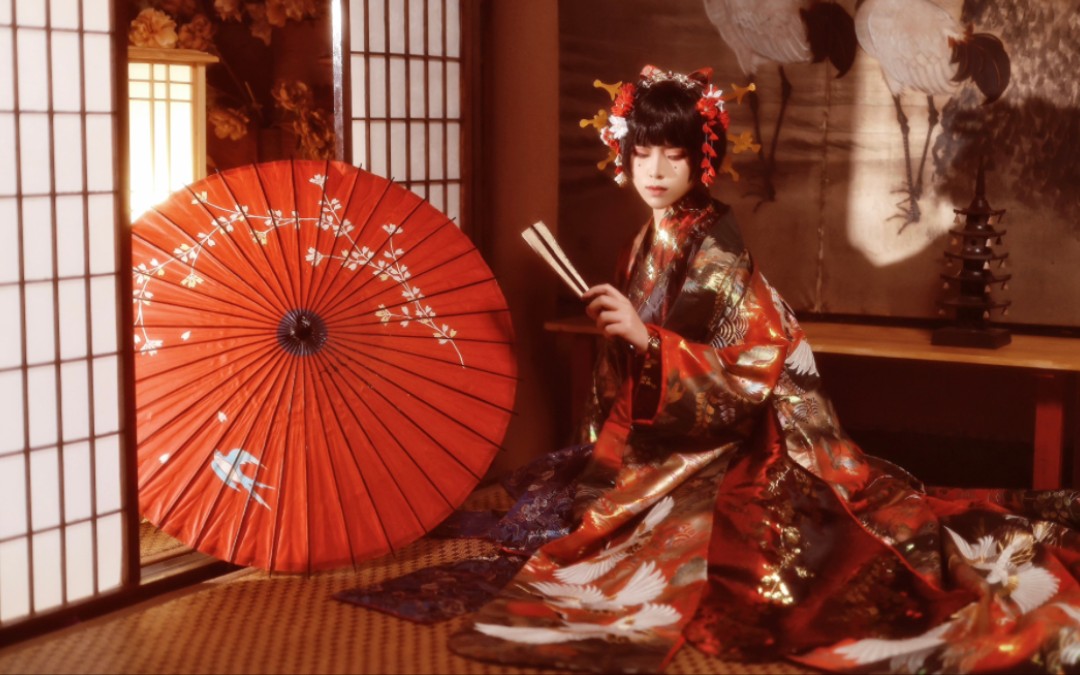 【aph】本田菊·花魁ver. / cos正片 / 生命のアリア(生命的咏叹调)