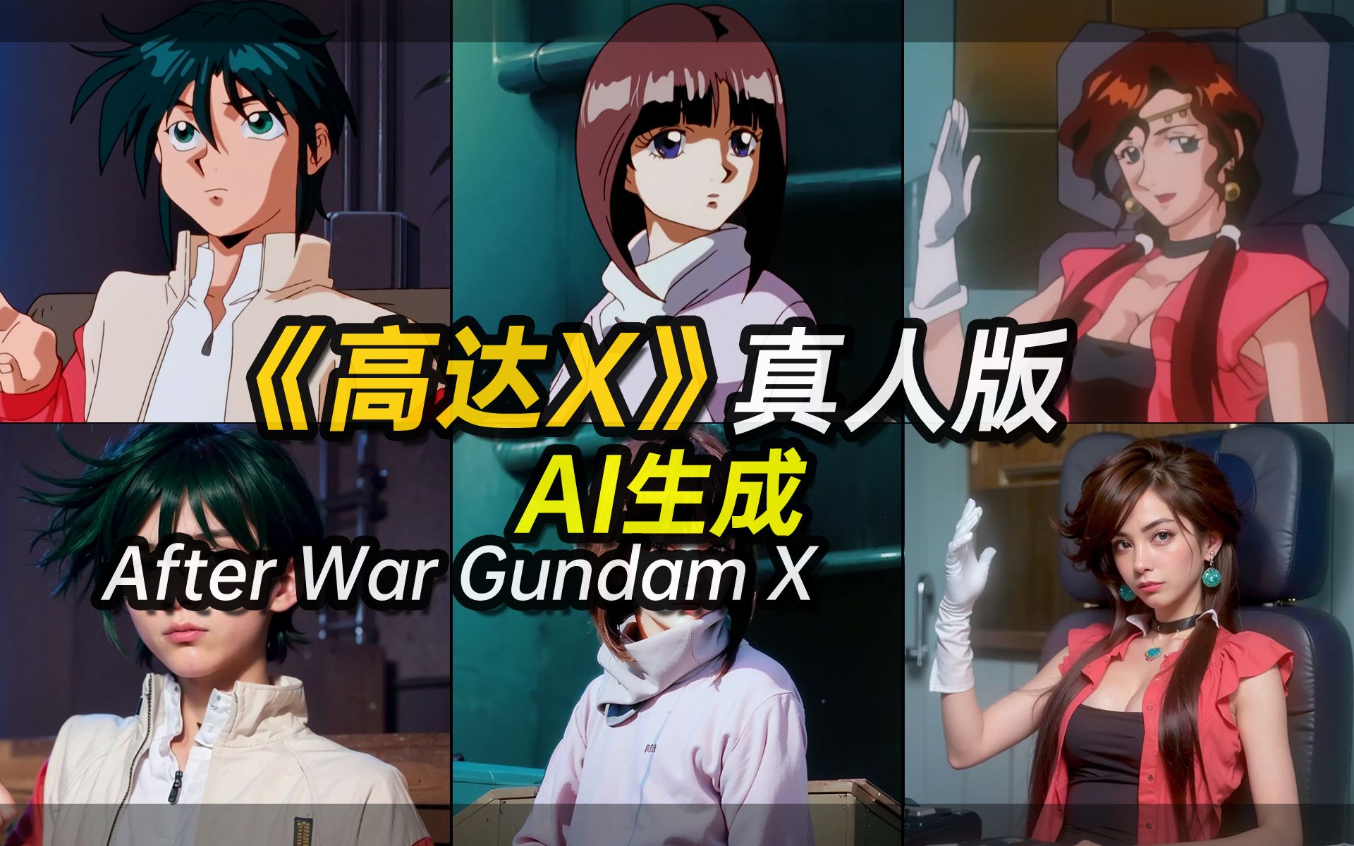 [图]《高达X》真人版【AI生成】【After War Gundam X real person Made by AI 機動新世紀ガンダムX実写版】