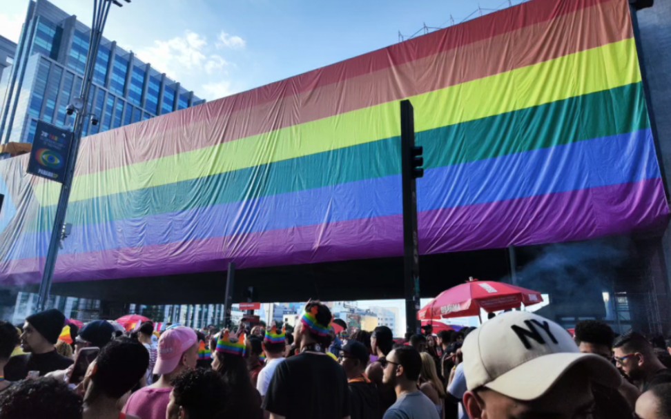 全球最大的LGBT parade,巴西圣保罗parade,帅哥天菜真的太多了哔哩哔哩bilibili