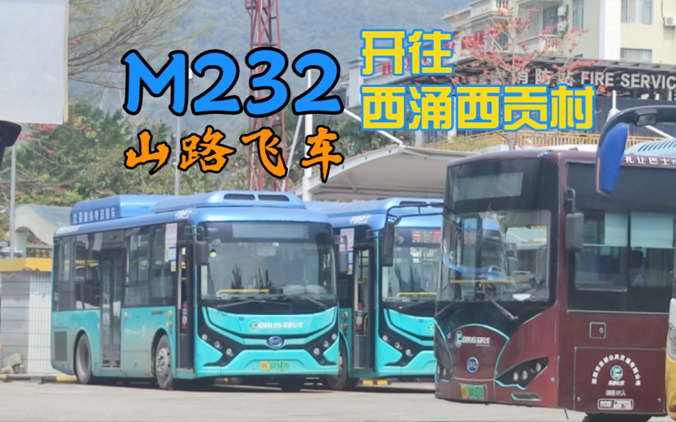 【激情过山车#1】深圳公交 M232——西涌西贡村哔哩哔哩bilibili