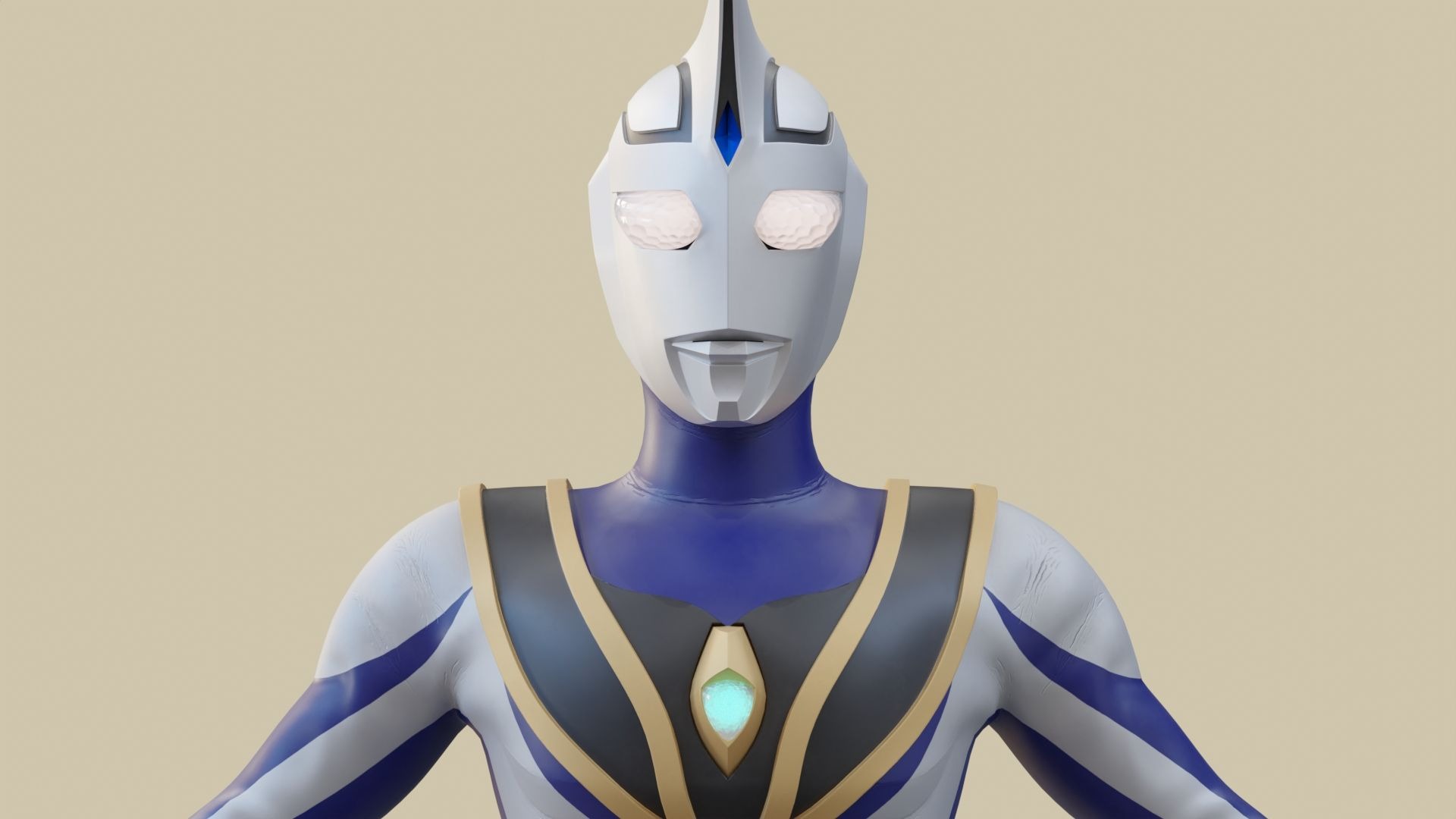 阿古茹奥特曼3d模型 私稿展示