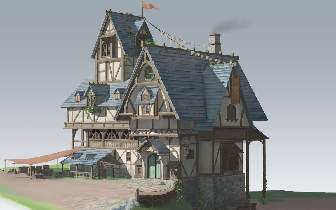 【maya场景建模】次世代木屋场景制作,超详细的场景建模思路讲解