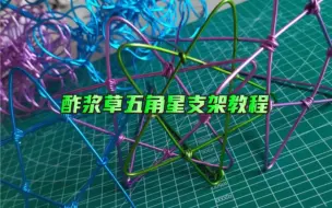 Download Video: 酢浆草五角星支架教程