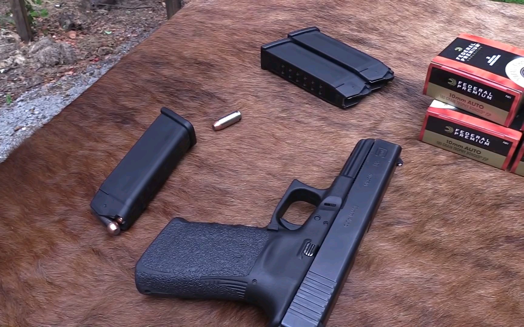 【实弹射击】格洛克 20手枪 大狩猎&打靶射击 glock 20_哔哩哔哩 (゜