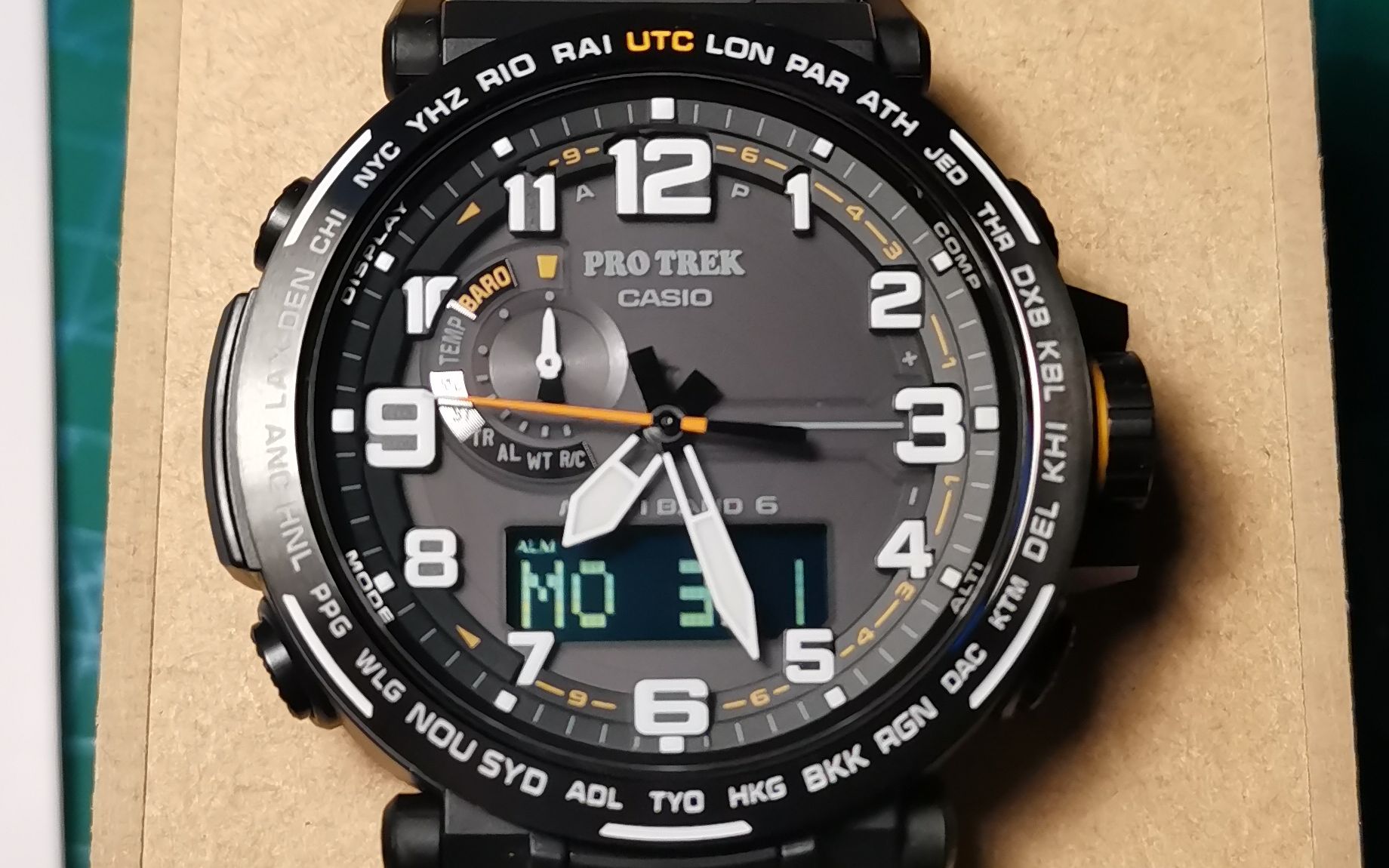 开箱一只卡西欧prw-6600_哔哩哔哩_bilibili