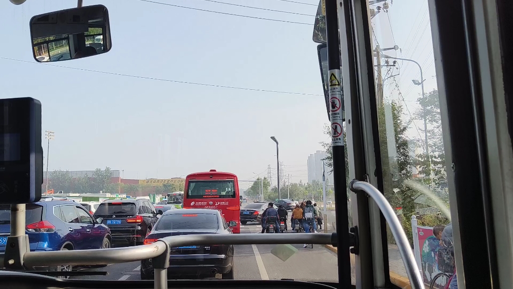 北京公交317路全程手持