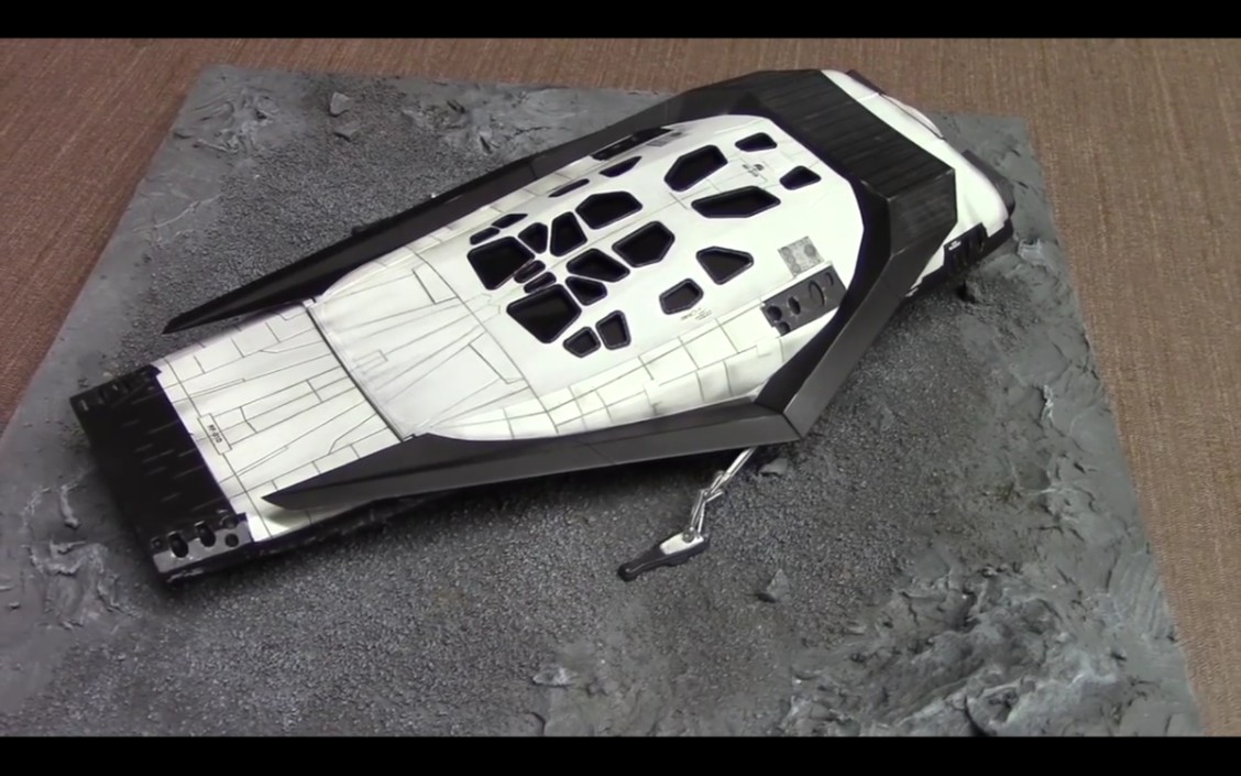 星际穿越172ranger游骑兵号飞船模型制作教程
