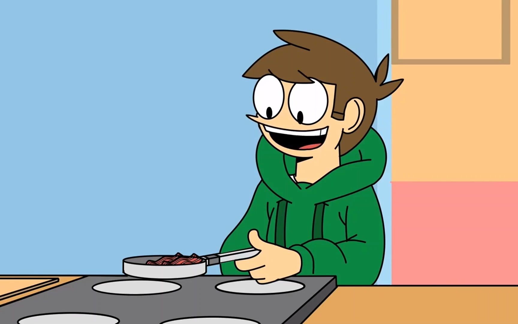 [图]Edd's Bacon Pancakes - Eddsworld Animation