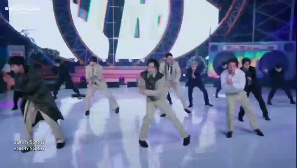 [图]super junior SM palace danger + black suit + sorry sorry + mango