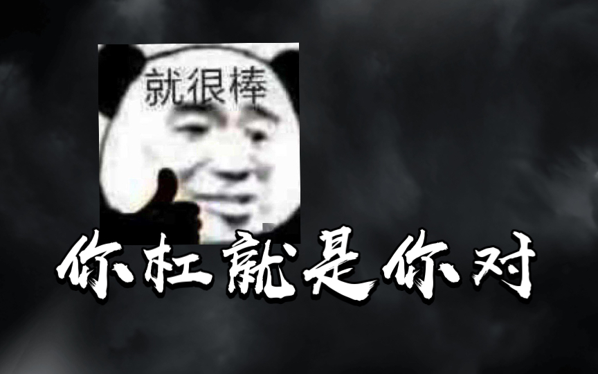 你杠就是你对