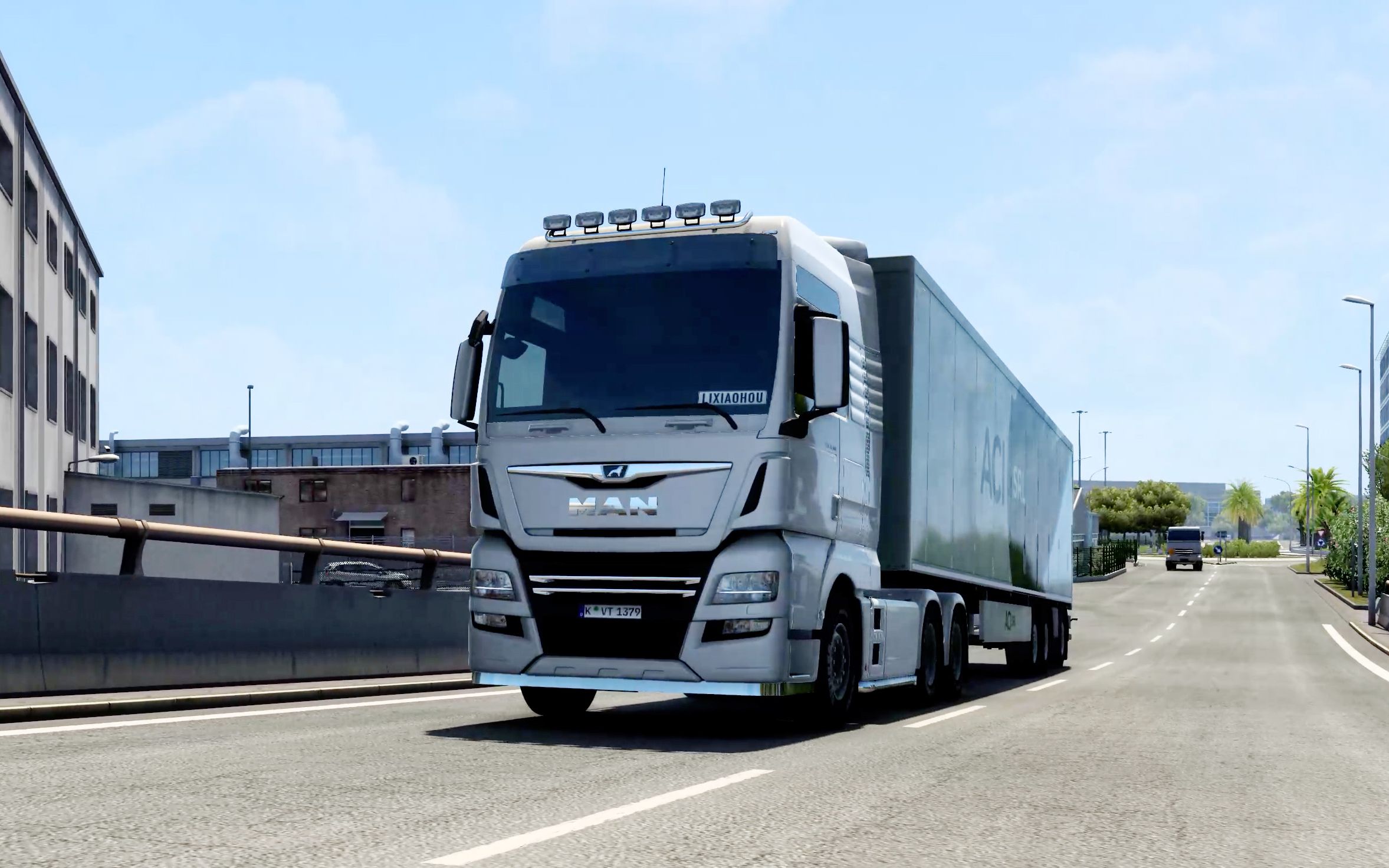 【4k】欧卡2 man运输3吨13900k cpu - 热那亚到布洛尼亚 - ets2