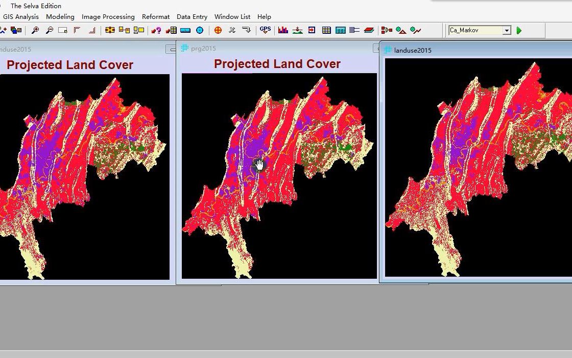Idrisi实现CAMarkov土地利用模拟操作全过程详解哔哩哔哩bilibili