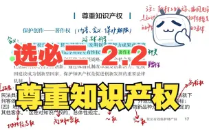 【教材详解】高中政治选必二 2.2 尊重知识产权