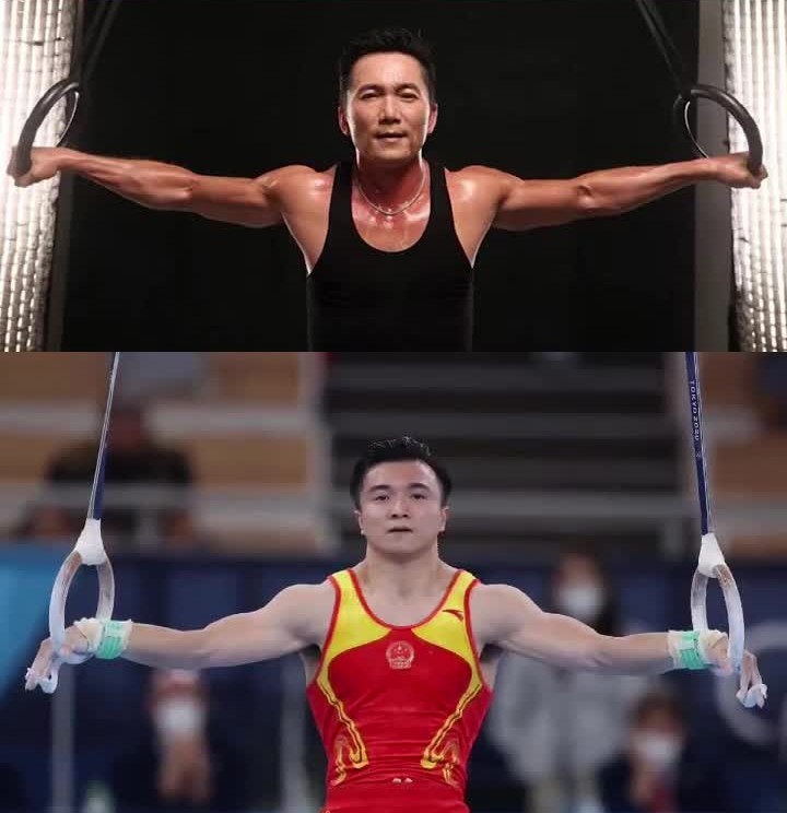 邹兆龙玩吊环回应撞脸刘洋,网友:戚家十三口为你点赞_哔哩哔哩_bili