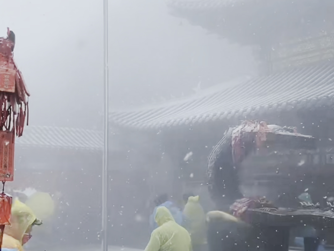 你敢信?五一假期前一天,老君山又又又下雪了.网友:这雪能不能等等我,我明天到!哔哩哔哩bilibili