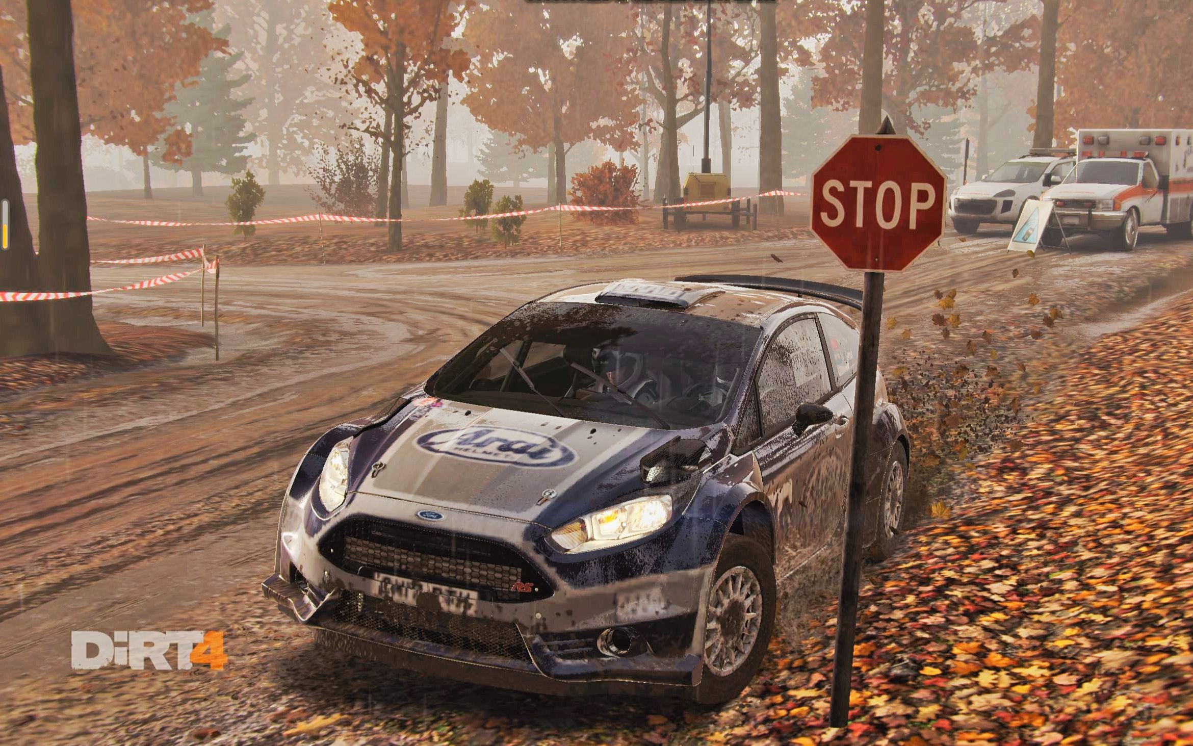 【尘埃4】这种天气开车看得见个鬼啊!