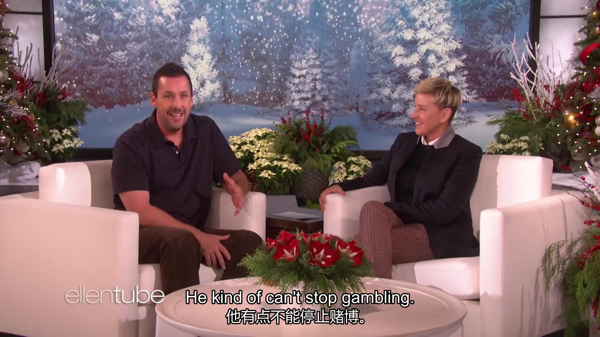 TheEllenShow#亚当ⷮŠ桑德勒Adam Sandler's Wife Convinced Him to Take Role in'Uncut Gems'哔哩哔哩bilibili